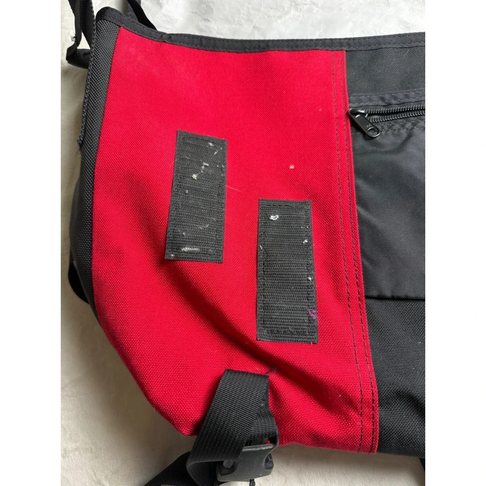 Timbuk2 Designs Messenger Bag Red Black Colorblock Large Commuter Bag